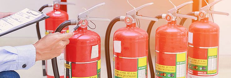 inspecting fire extinguishers