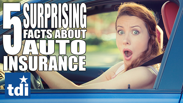 5 surprising facts about auto insurance