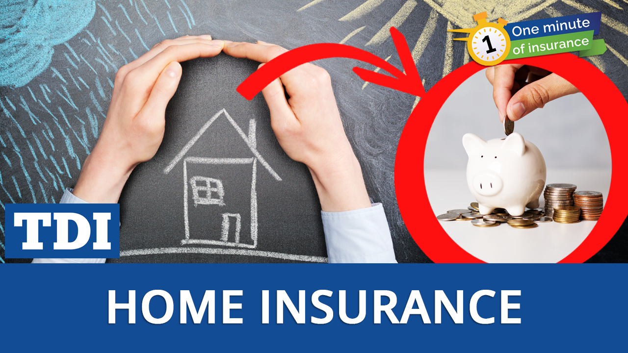 video: One minute of insurance: Home insurance