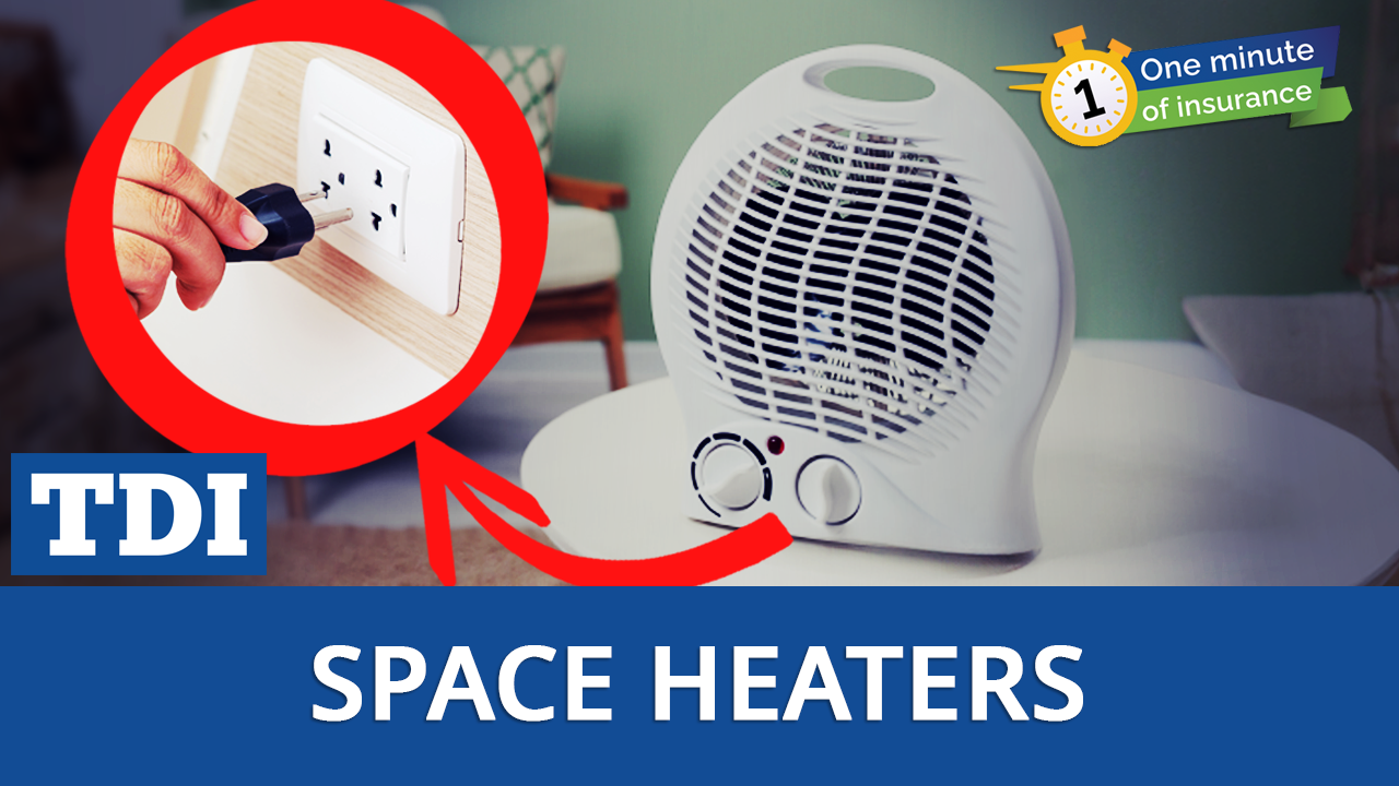 One minute of insurance: Space heater safety