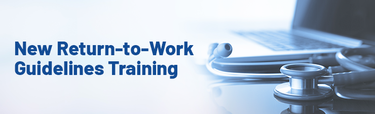 Training on new return-to-work guidelines