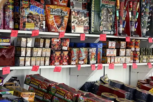 fireworks stand