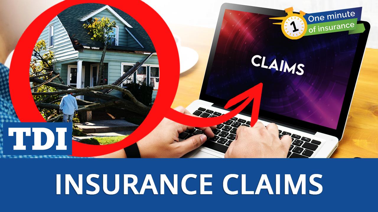 Text on image: Insurance claim