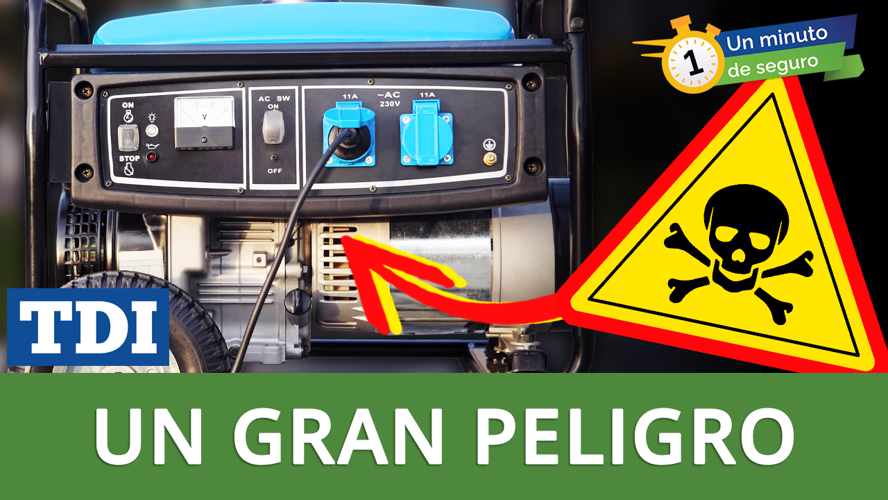 Los peligrosos riesgos de los generadores