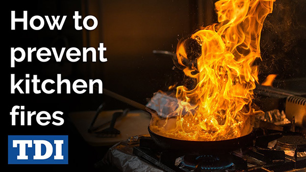 YouTube video: How to prevent kitchen fires